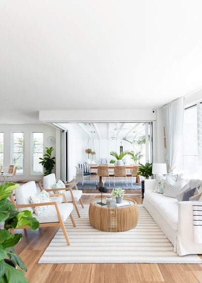 Beach Style Living Room by Donna Guyler Design